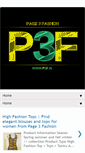 Mobile Screenshot of page3fashion.in
